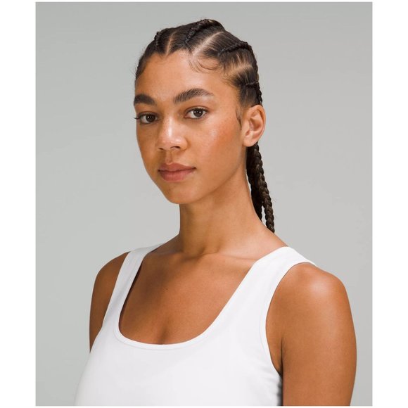 LULULEMON Pima Cotton Open-Back Midi Dress White sz 6 NEW Women's Athleisure - Picture 5 of 10